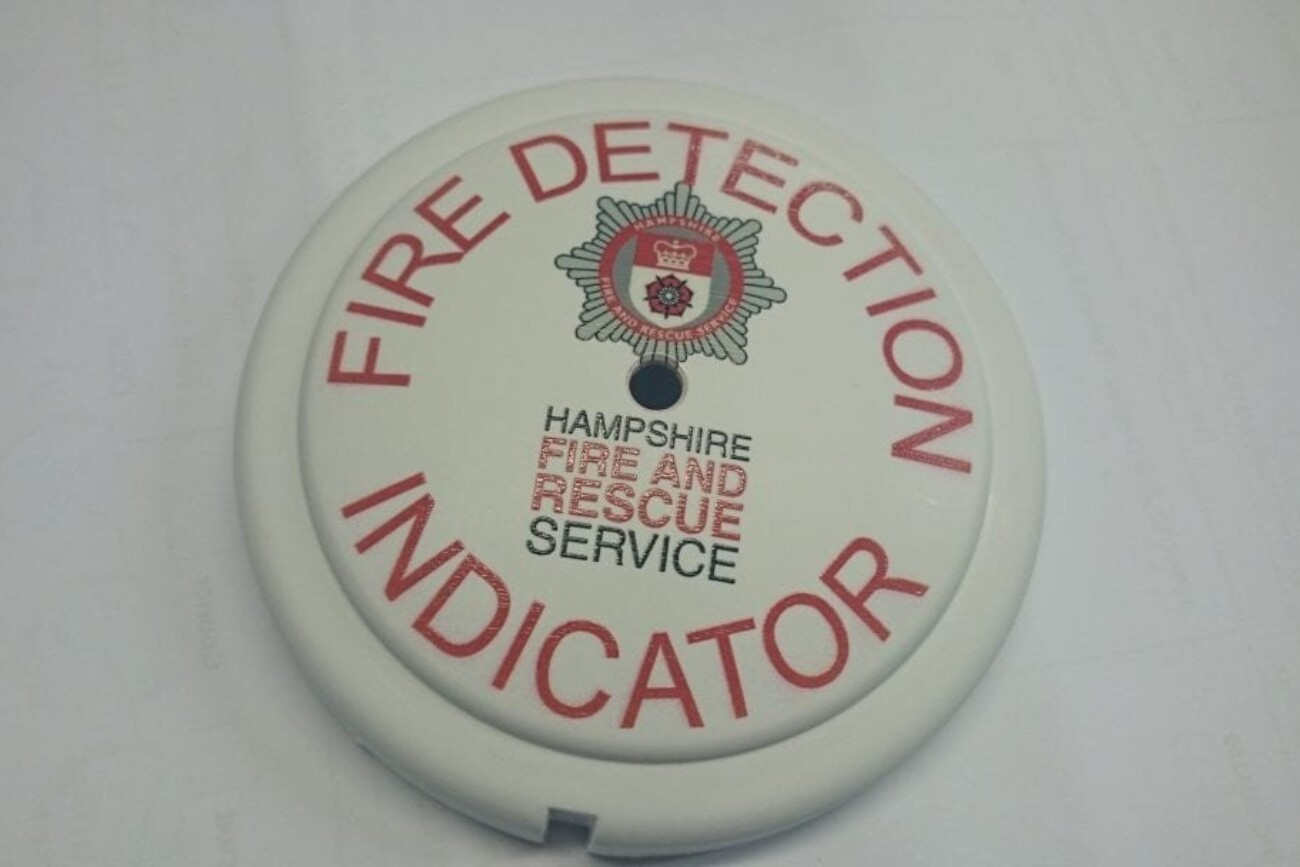 Digital print smoke detector