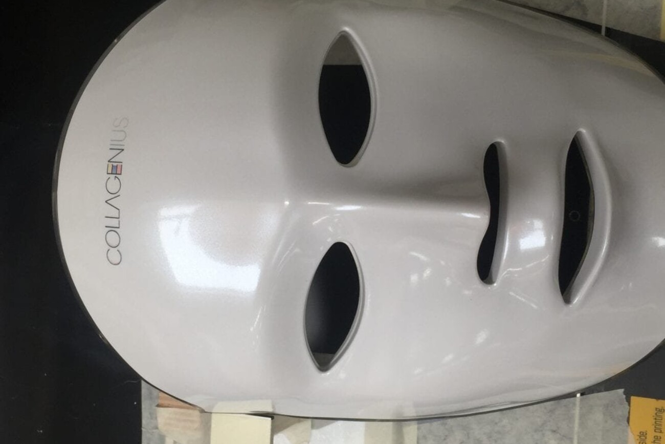 LED face mask printing