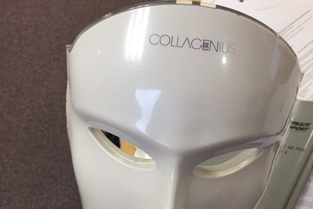 LED face mask printing